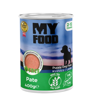 MyFood Yavru Köpekler için Kuzulu Pate Tam Yaş Mama