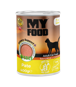 MyFood Yetişkin Kediler için Tavuklu Pate Tam Yaş Mama